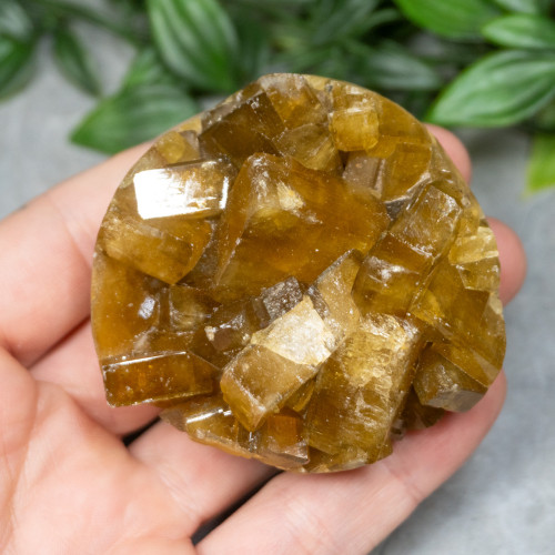 Golden Barite on Fluorite #17