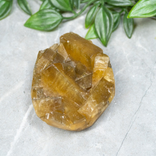 Golden Barite on Fluorite #16