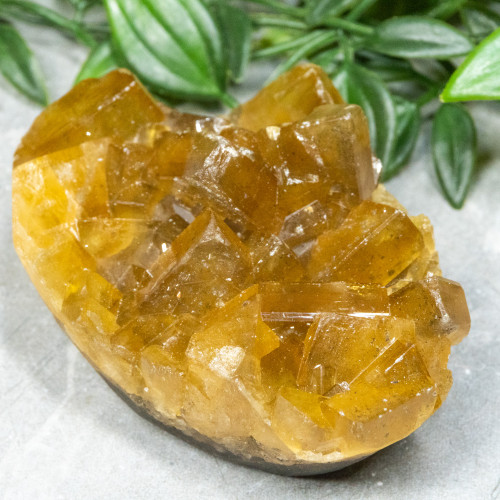 Golden Barite on Fluorite #15