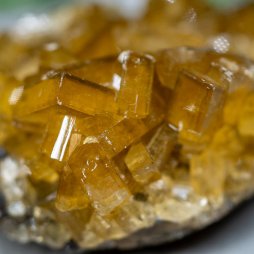 Golden Barite on Fluorite #12