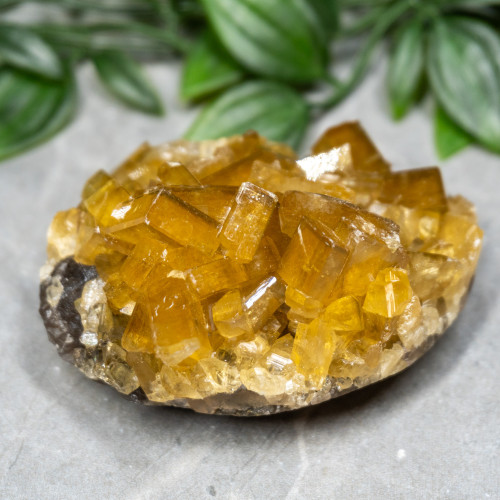 Golden Barite on Fluorite #12