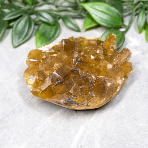 Golden Barite on Fluorite #9