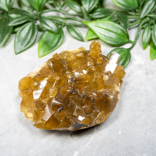 Golden Barite on Fluorite #9