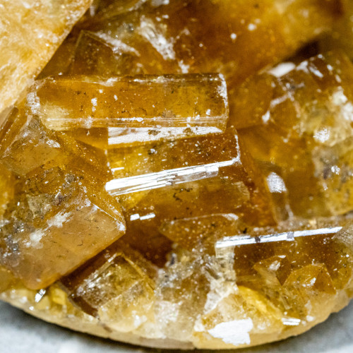 Golden Barite on Fluorite #8