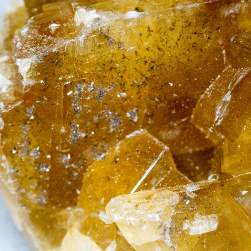 Golden Barite on Fluorite #8