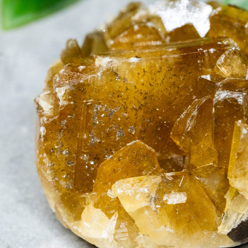 Golden Barite on Fluorite #8