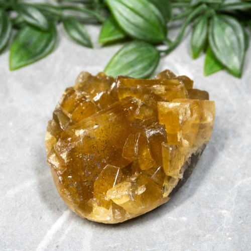 Golden Barite on Fluorite #8