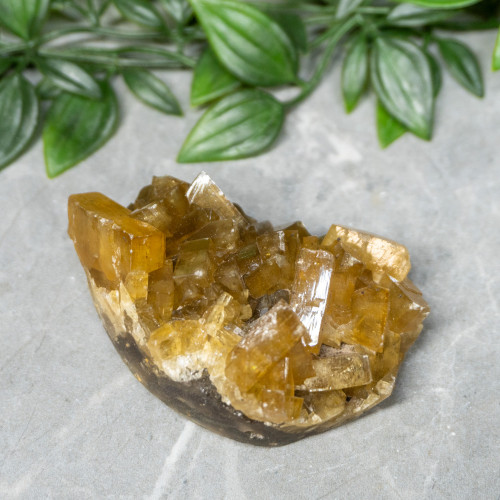 Golden Barite on Fluorite #6