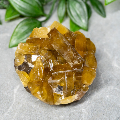 Golden Barite on Fluorite #5