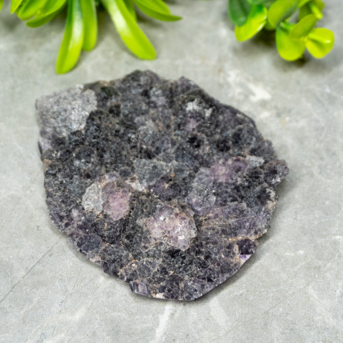 Purple Fluorite with Colorless Fluorite #4