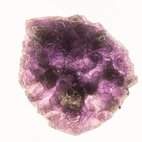 Purple Fluorite with Colorless Fluorite #4