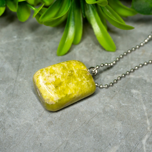 Serpentine Polished Necklace