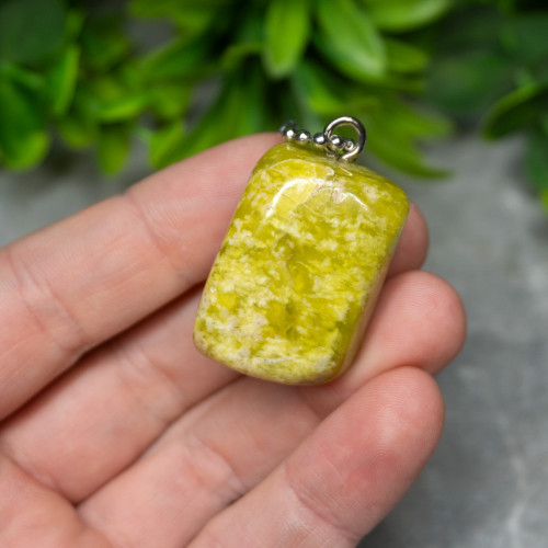 Serpentine Polished Necklace