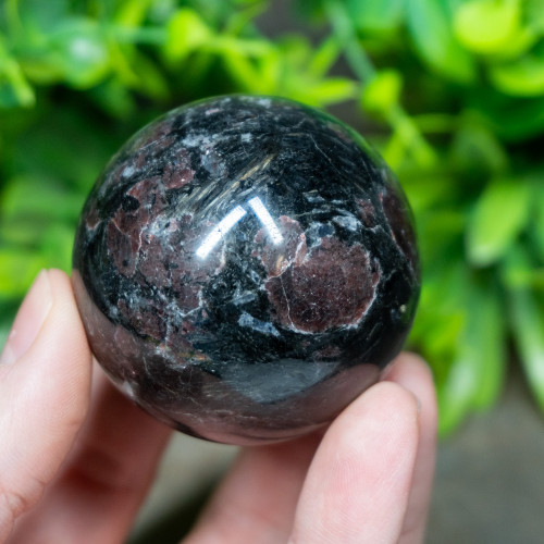 Garnet in Arfvedsonite Sphere #4