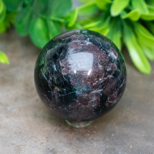 Garnet in Arfvedsonite Sphere #3
