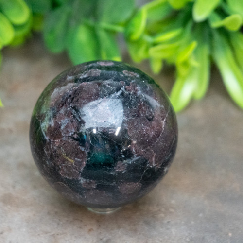 Garnet in Arfvedsonite Sphere #3