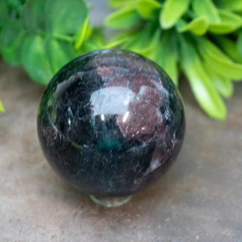 Garnet in Arfvedsonite Sphere #3