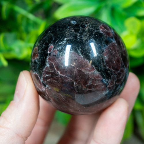 Garnet in Arfvedsonite Sphere #2