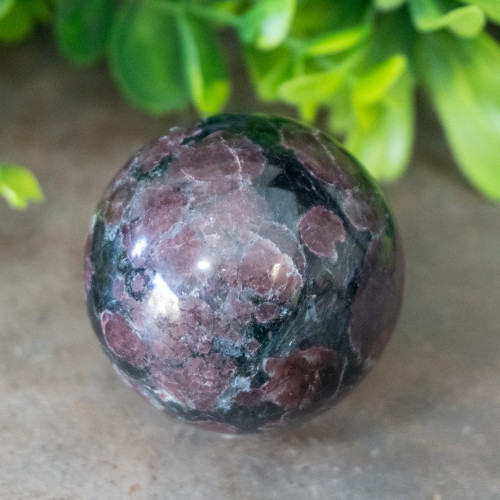 Garnet in Arfvedsonite Sphere #1