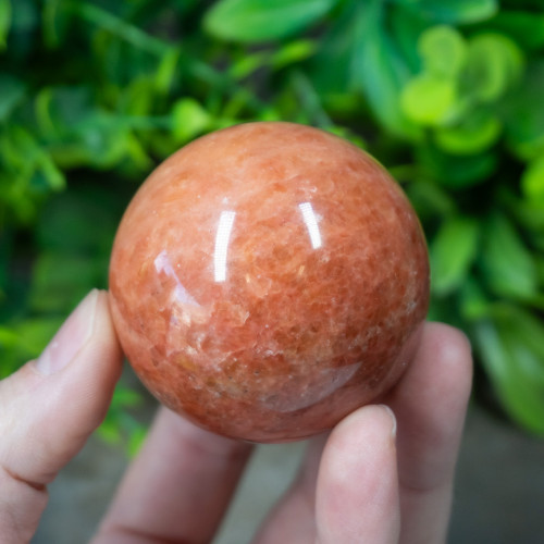 Orange Feldspar Sphere #3