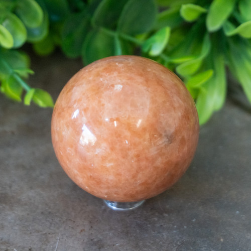 Orange Feldspar Sphere #2