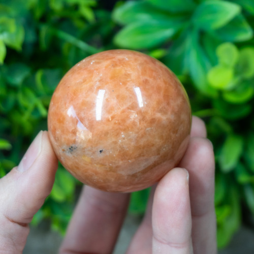 Orange Feldspar Sphere #2