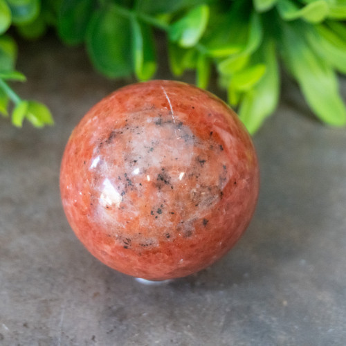Orange Feldspar Sphere #1