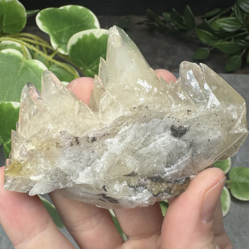 Yellow Fluorite with Calcite and Pyrite #1