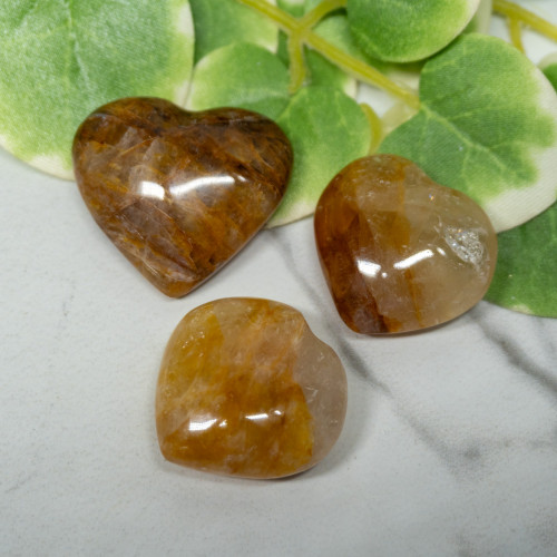Golden Healer Quartz Small Heart