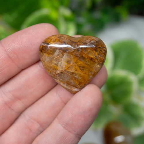 Golden Healer Quartz Small Heart