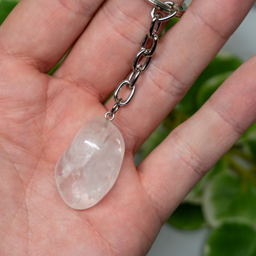 Quartz Polished Keychain