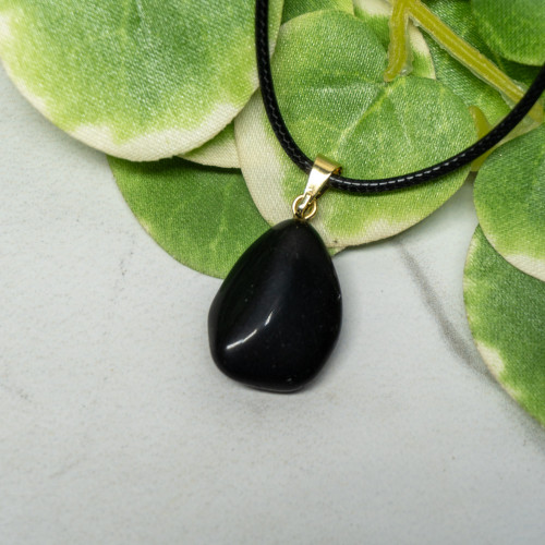 Obsidian Polished Necklace