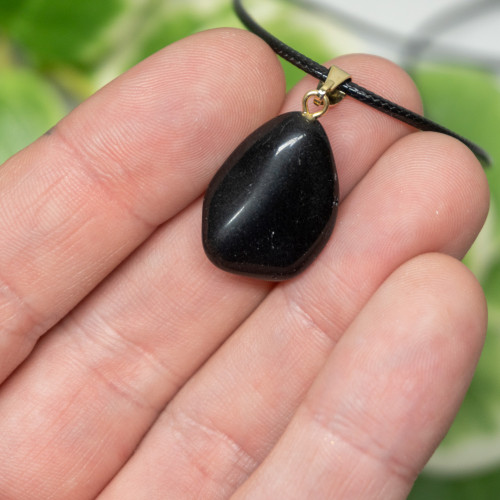 Obsidian Polished Necklace