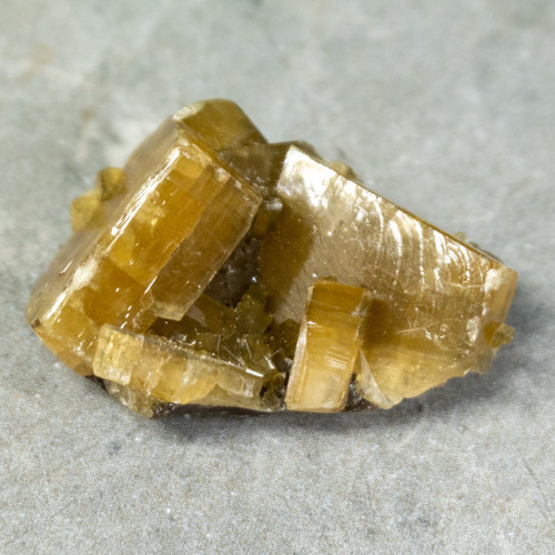 Golden Barite on Fluorite #13