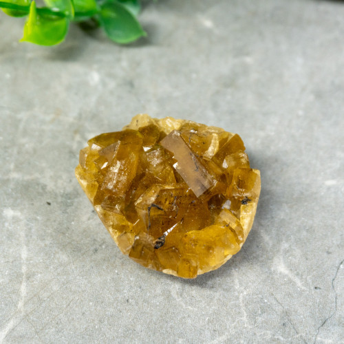 Golden Barite on Fluorite #7