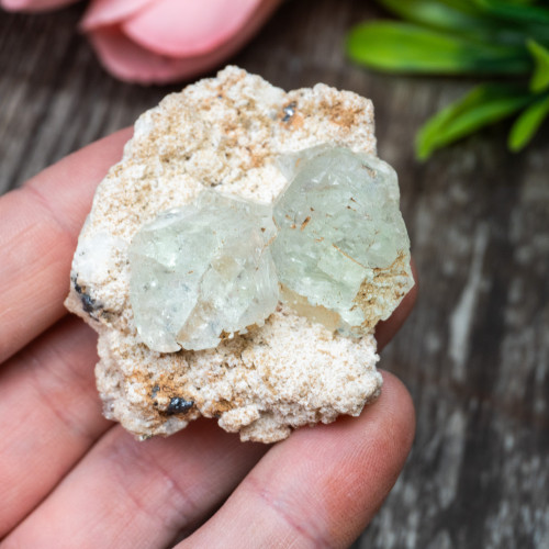 Green Fluorite on Matrix #1