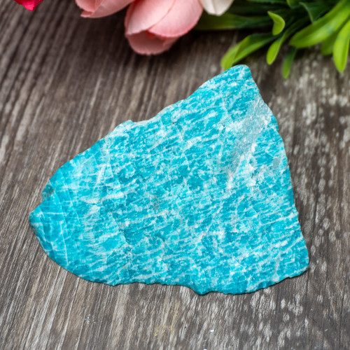 Amazonite Half Polished #1