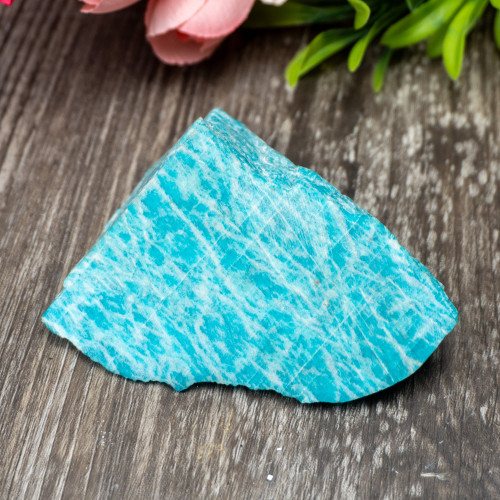 Amazonite Half Polished #1