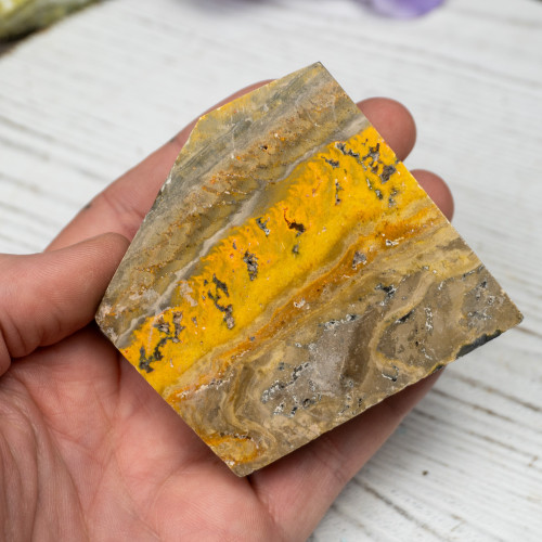 Bumble Bee Jasper Slab #10