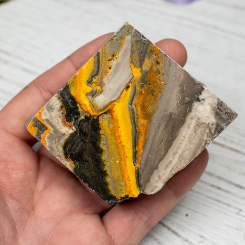 Bumble Bee Jasper Slab #8