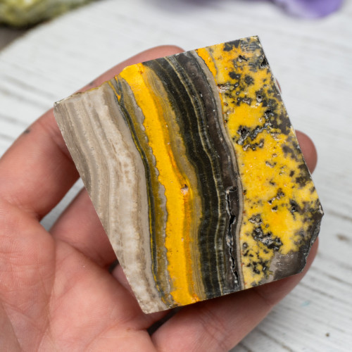 Bumble Bee Jasper Slab #7