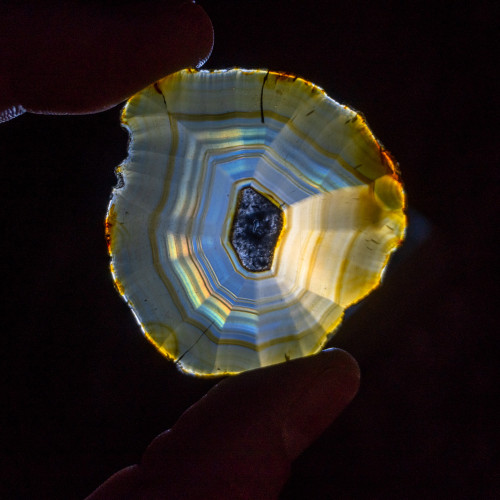 Iris Agate Slice #1