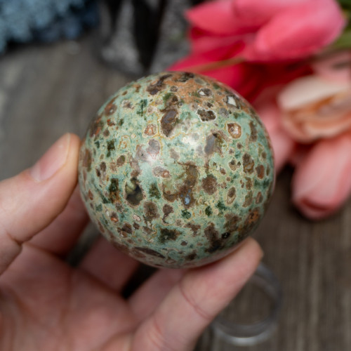 Rainforest Rhyolite Sphere #1