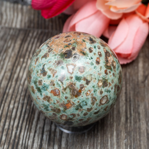 Rainforest Rhyolite Sphere #1