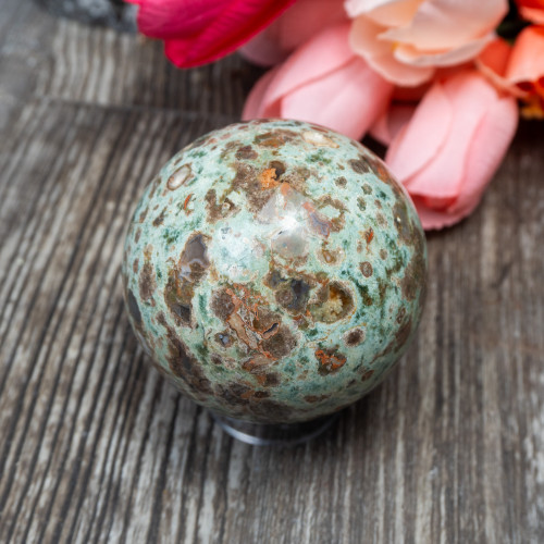 Rainforest Rhyolite Sphere #1