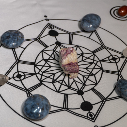 Sacred Geometry Crystal Meditaiton Grid