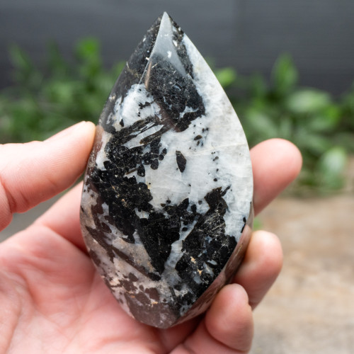 Tourmalinated in Quartz Flame #4