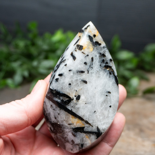 Tourmalinated in Quartz Flame #3