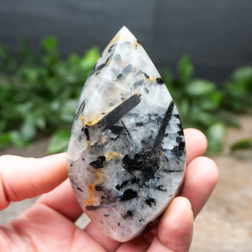 Tourmalinated in Quartz Flame #3