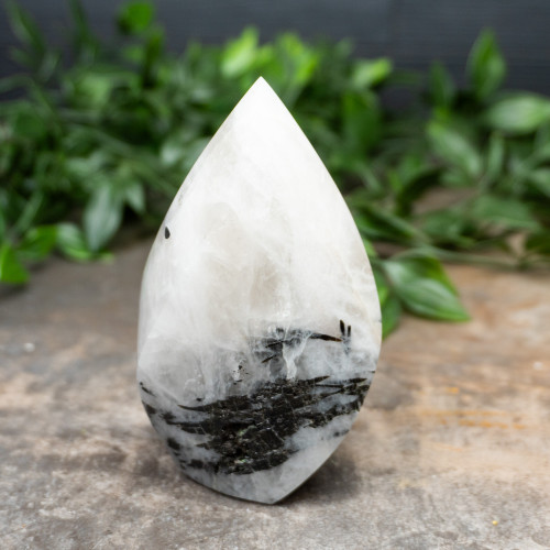 Tourmalinated in Quartz Flame #2